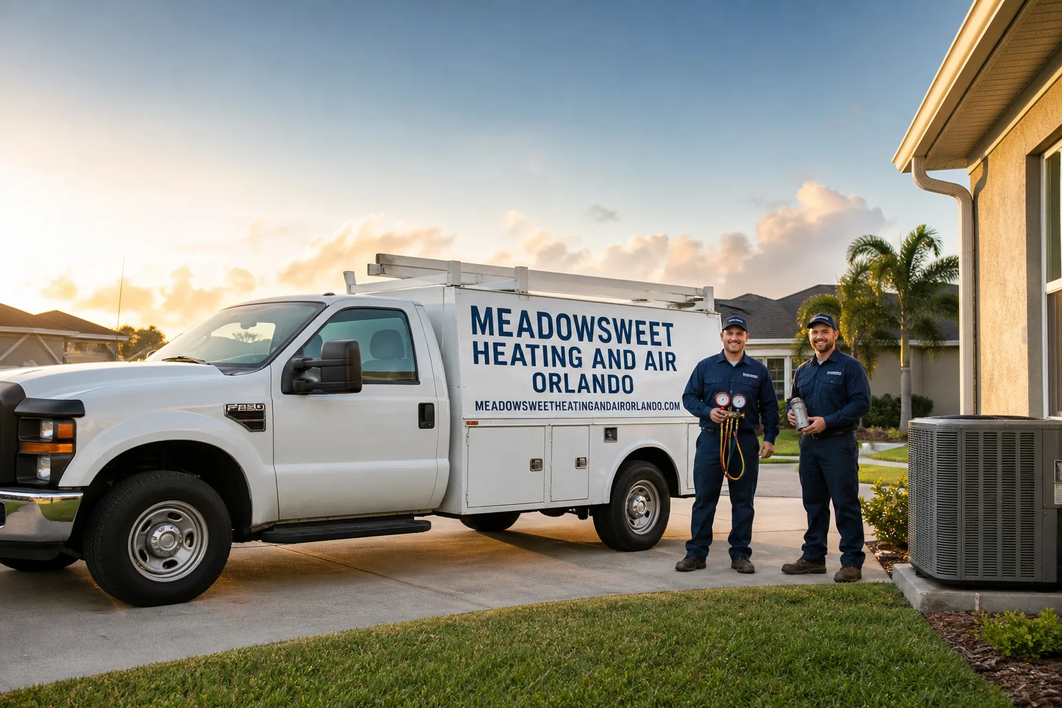 Meadowsweet Heating and Air Orlando hvac team